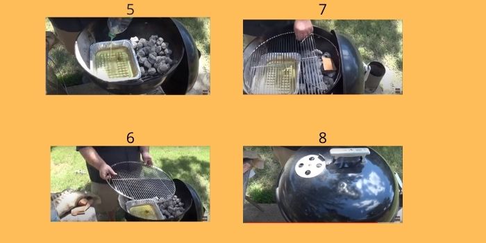 How to Turn a Charcoal Smoker into Grill